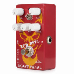 Heavy Metal Guitar Pedal Aluminum Alloy Housing Red Devil Delay Pedal True Bypass Design Guitar Accessories