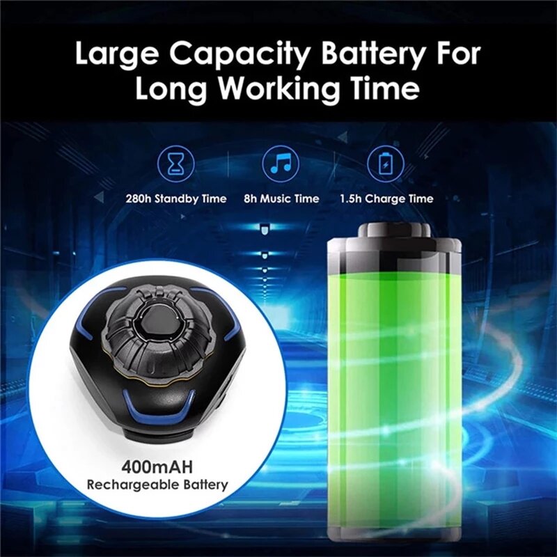 Bluetooth 5.0 Motorcycle Helmet Headphone Bone Conduction Headset Intercom Wireless Speaker Waterproof Stereo Handsfree Earphone