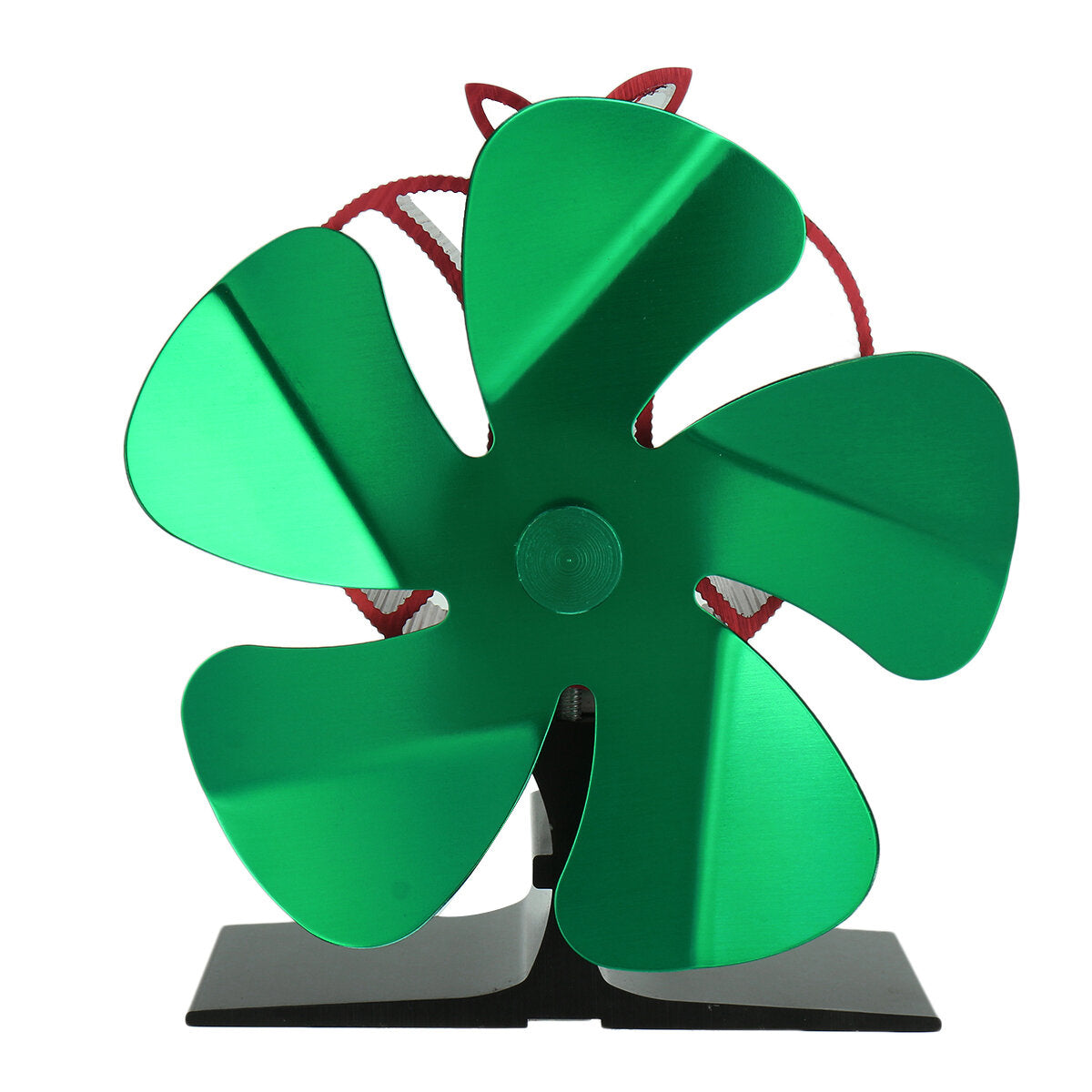 5 Blade Fireplace Fan Christmas Heat Powered Stove Fan Wood Burner Quiet Efficient Heat Distribution Fan Home Winter