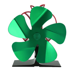 5 Blade Fireplace Fan Christmas Heat Powered Stove Fan Wood Burner Quiet Efficient Heat Distribution Fan Home Winter