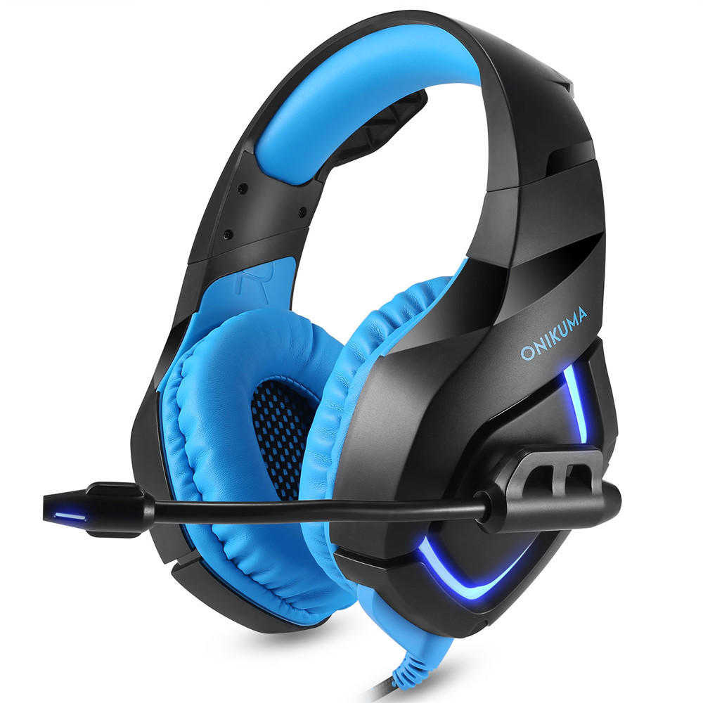 Gaming Headphone Flexible Light Bass Stereo Over Ear Headset Headphone with Mic