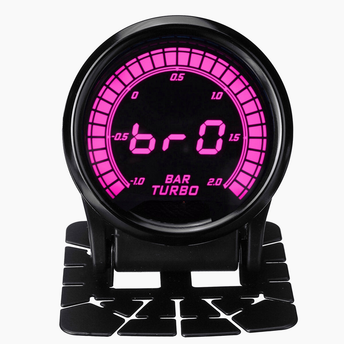 2'' 52mm Car Turbo Boost Pressure Gauge Meter Digital LED Display w/Sensor 2 BAR