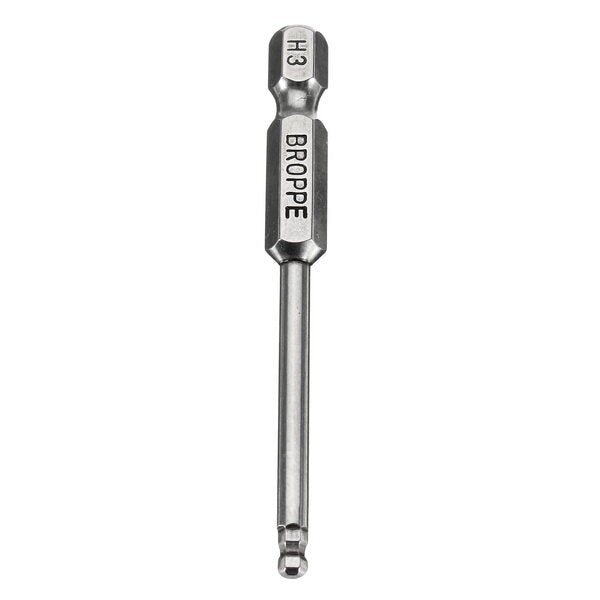 7pcs 2/2.5/3/4/5/6/8mm 65mm Magnetic Ball Screwdriver Bits 1/4 Inch Hex Shank Screwdriver Bit