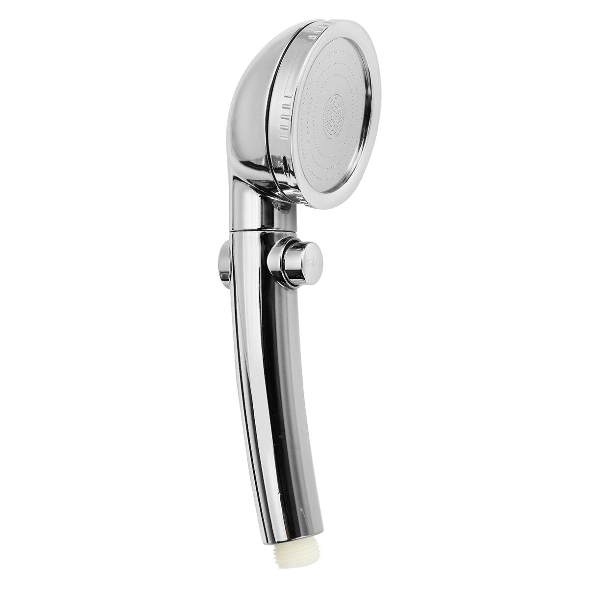 One Button Water Stop Pressurized Shower Nozzle Household Hand Held Rain