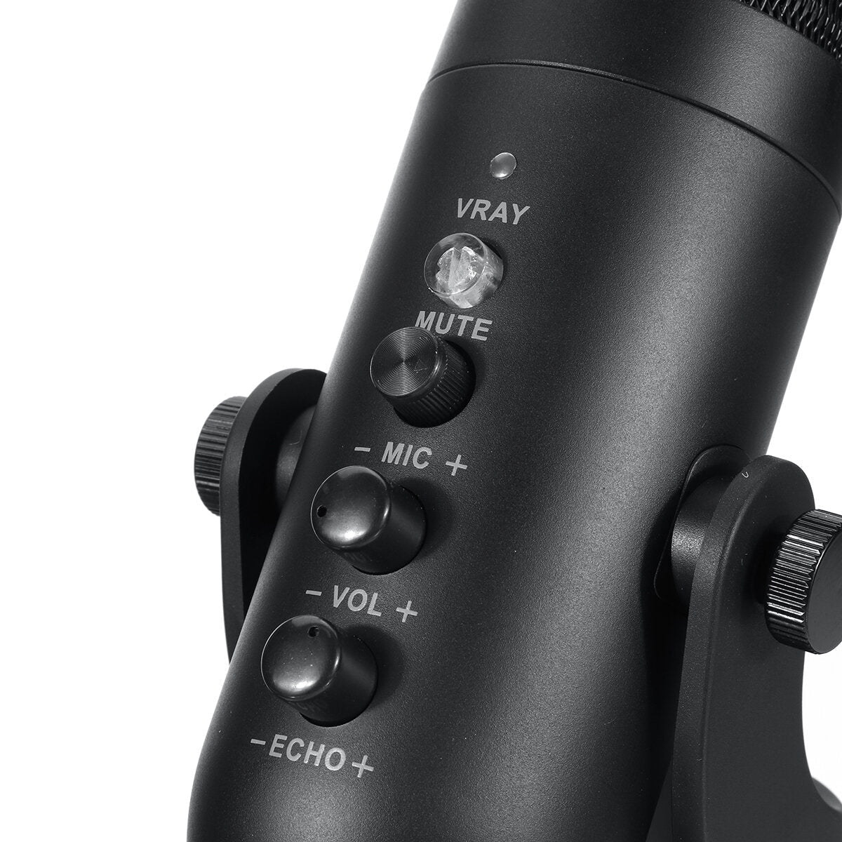 USB Condenser Microphone Stand Gaming Streaming Podcasting Recording for Computer PC Headphone