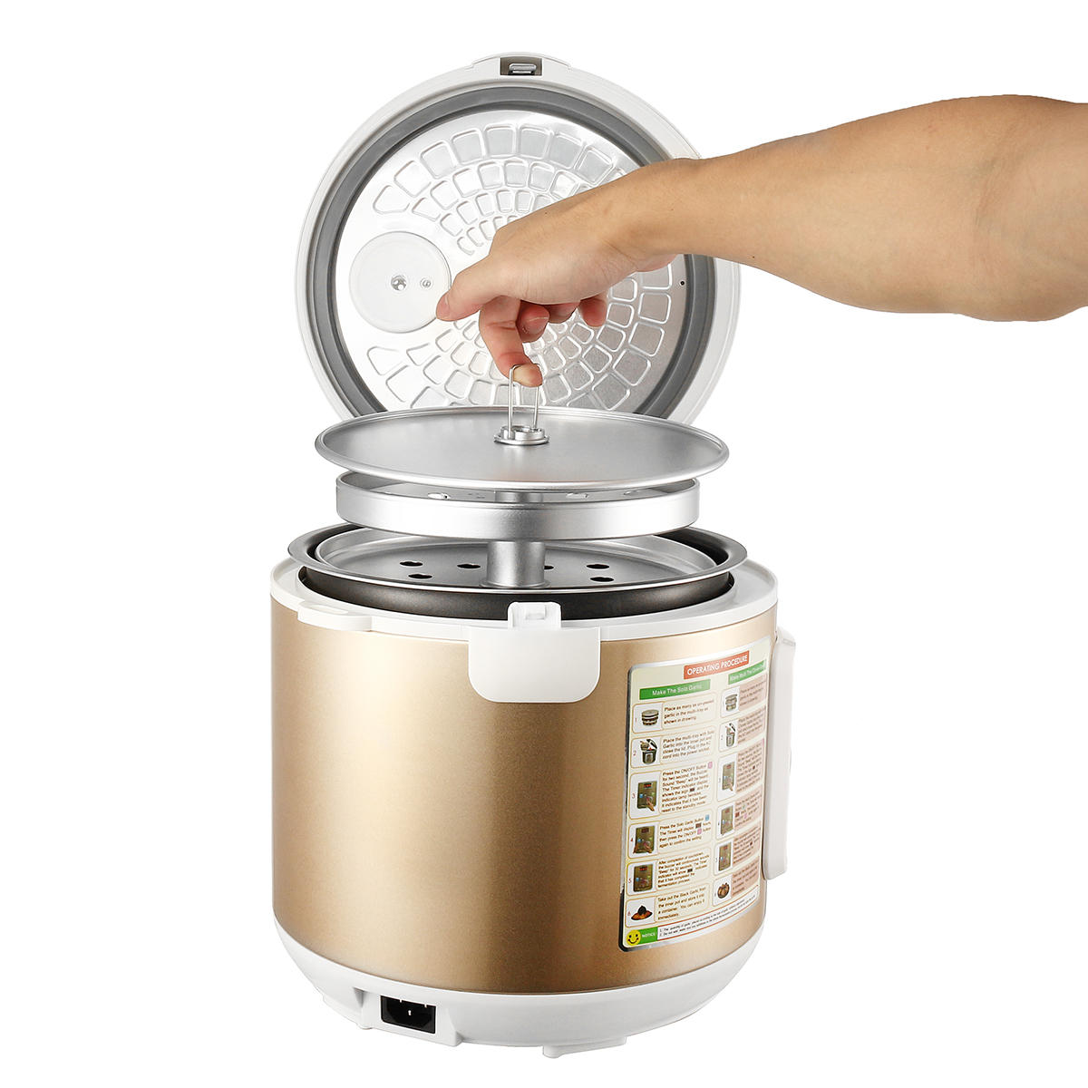 5L Timable Automatic Garlic Fermenter Ferment Box Black Garlic Blender Maker Machine