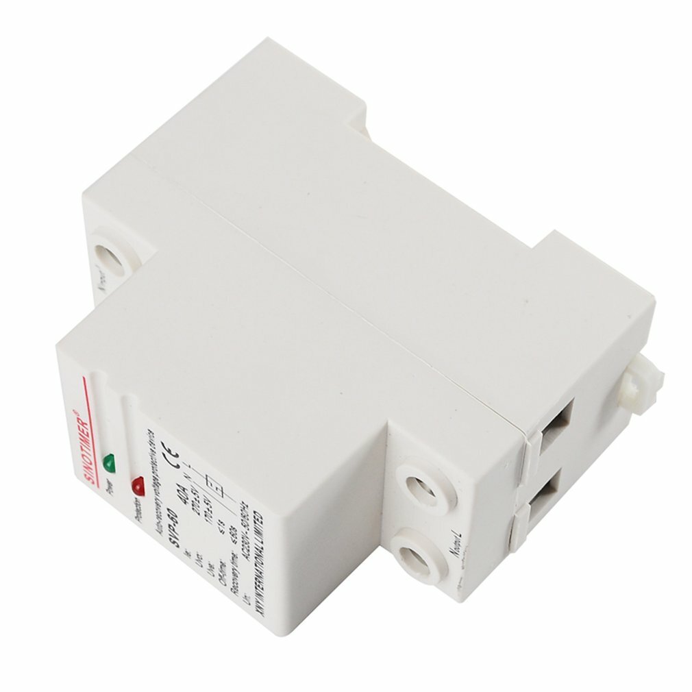 Automatic Recovery Under Voltage Over Voltage Protector Relay Breakers Protective Device,230V AC 40A