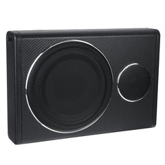 Car Subwoofer Speaker 12V Power Amplifier Bluetooth Audio Super Bass Music 8inch 800W Player Alloy Fuselage Double Horn