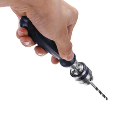 Hand Drill with Micro Twist Bit Aluminum Hand Keyless Chuck