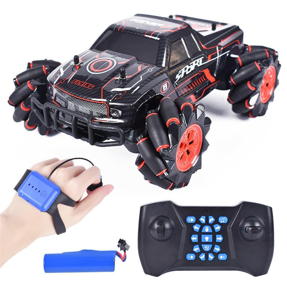Four-Wheel Drive Gesture Sensing Dual RC Light Music Dancing 360 Rotating Off-Road Climbing RC Car