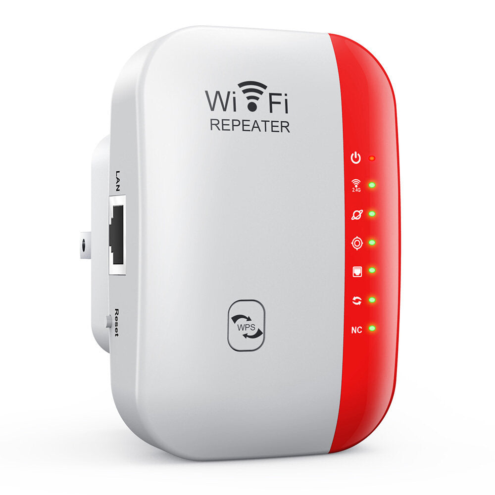 300Mbps Mini WiFi Extender Booster Wireless WiFi Repeater Expand WiFi Range AP with WPS