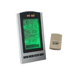 Wireless Weather Station with Outdoor Temperature Humidity Sensor LCD Display Barometer