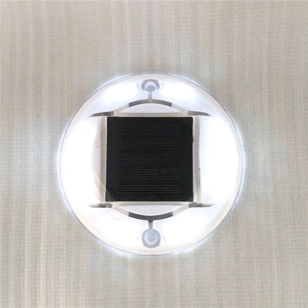 Solar Power Fish Boat Light Underwater Deck Lights Fish Lamps Tail Light for Boat Car Truck