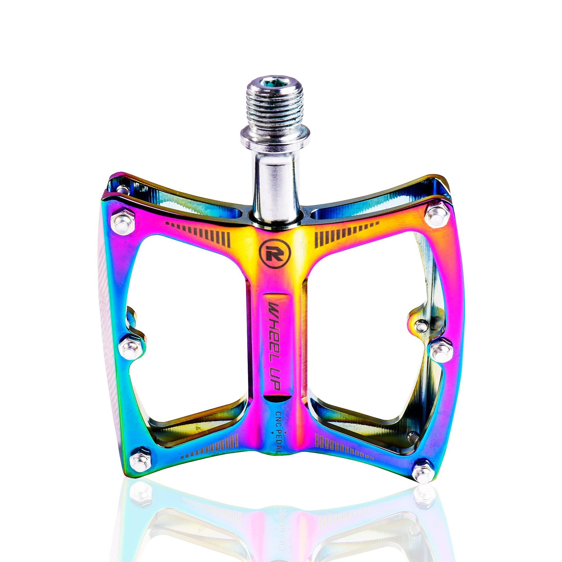 Colorful Aluminium Alloy Bearing Skidproof Bike Pedals Outdoor Cycling Bicycle Pedals
