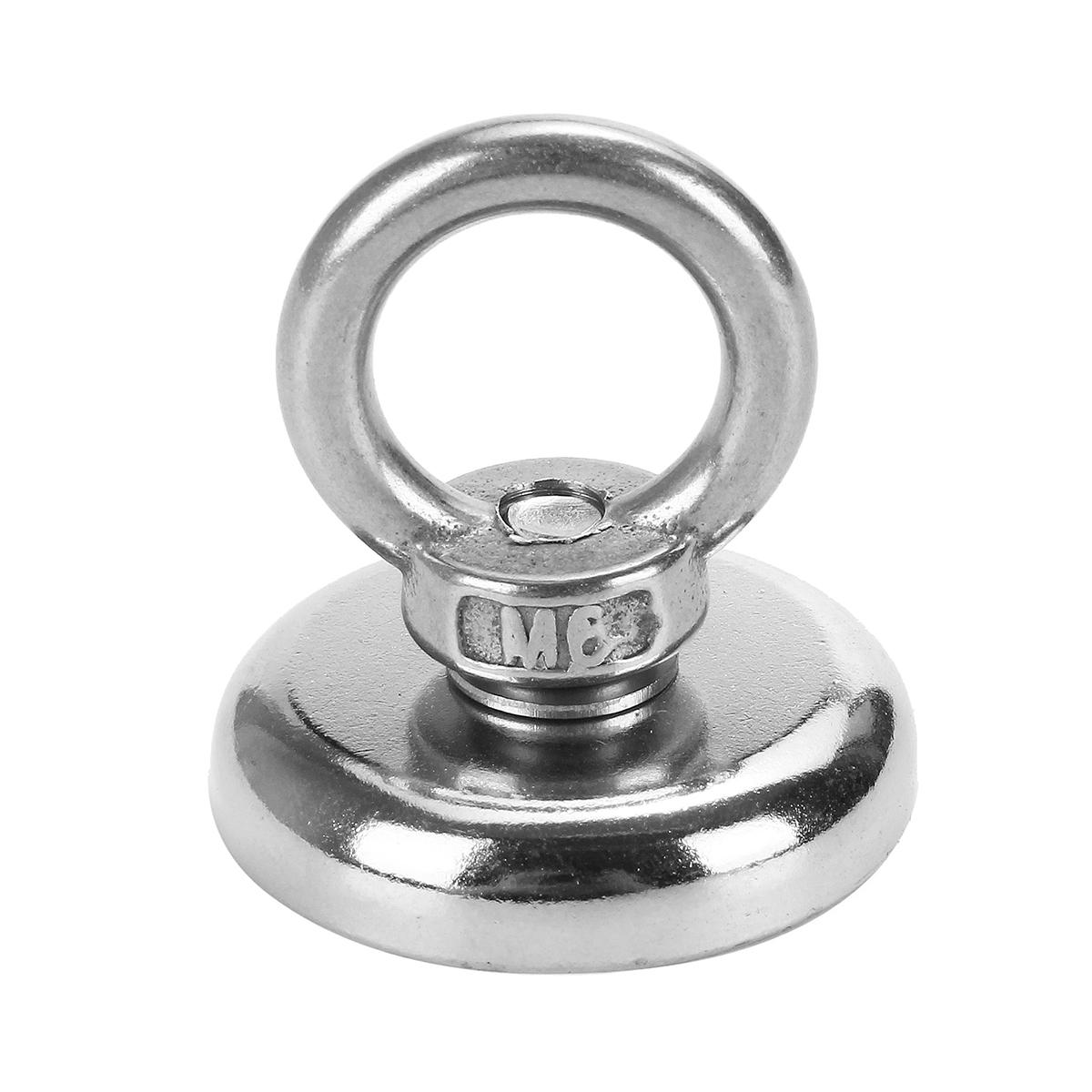 80/150/250KG Salvage Neodymium Recovery Magnet With Hook for Hunting Diving Fishing