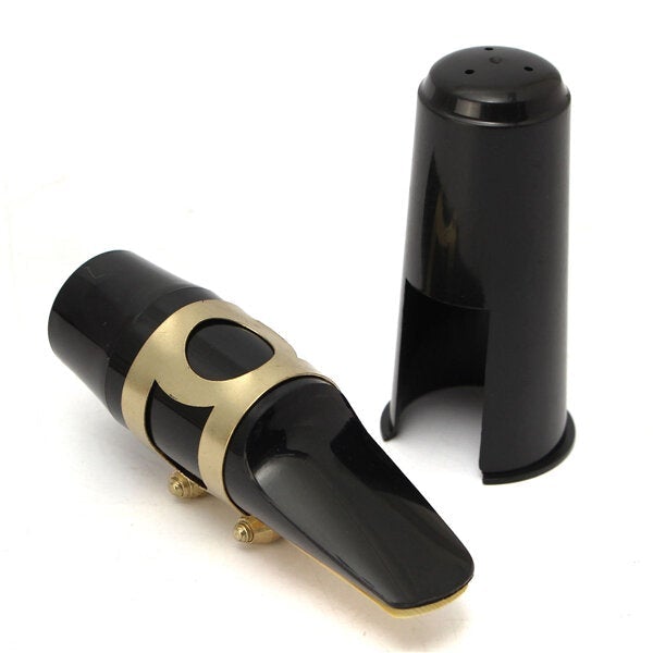 Alto Sax Saxophone Mouthpiece with Cap Buckle Reed Patches Pads Cushions