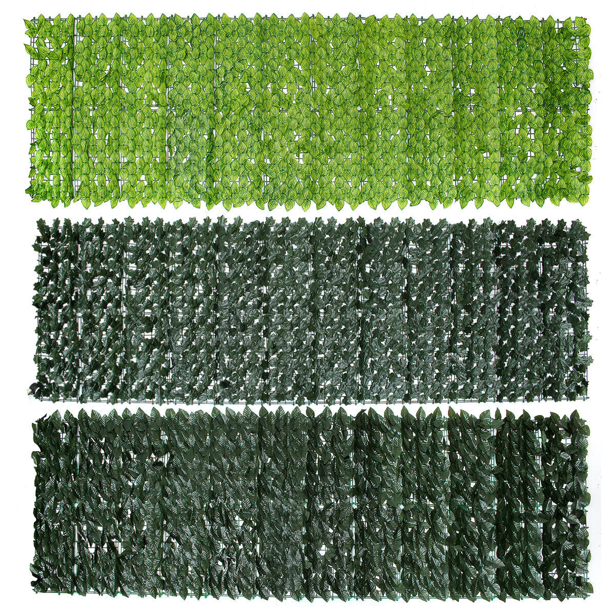 100x300CM Artificial Privacy Fence Screening Roll Garden Ivy Leaf Hedge Fence For Outdoor Indoor Patio Decoration Yard
