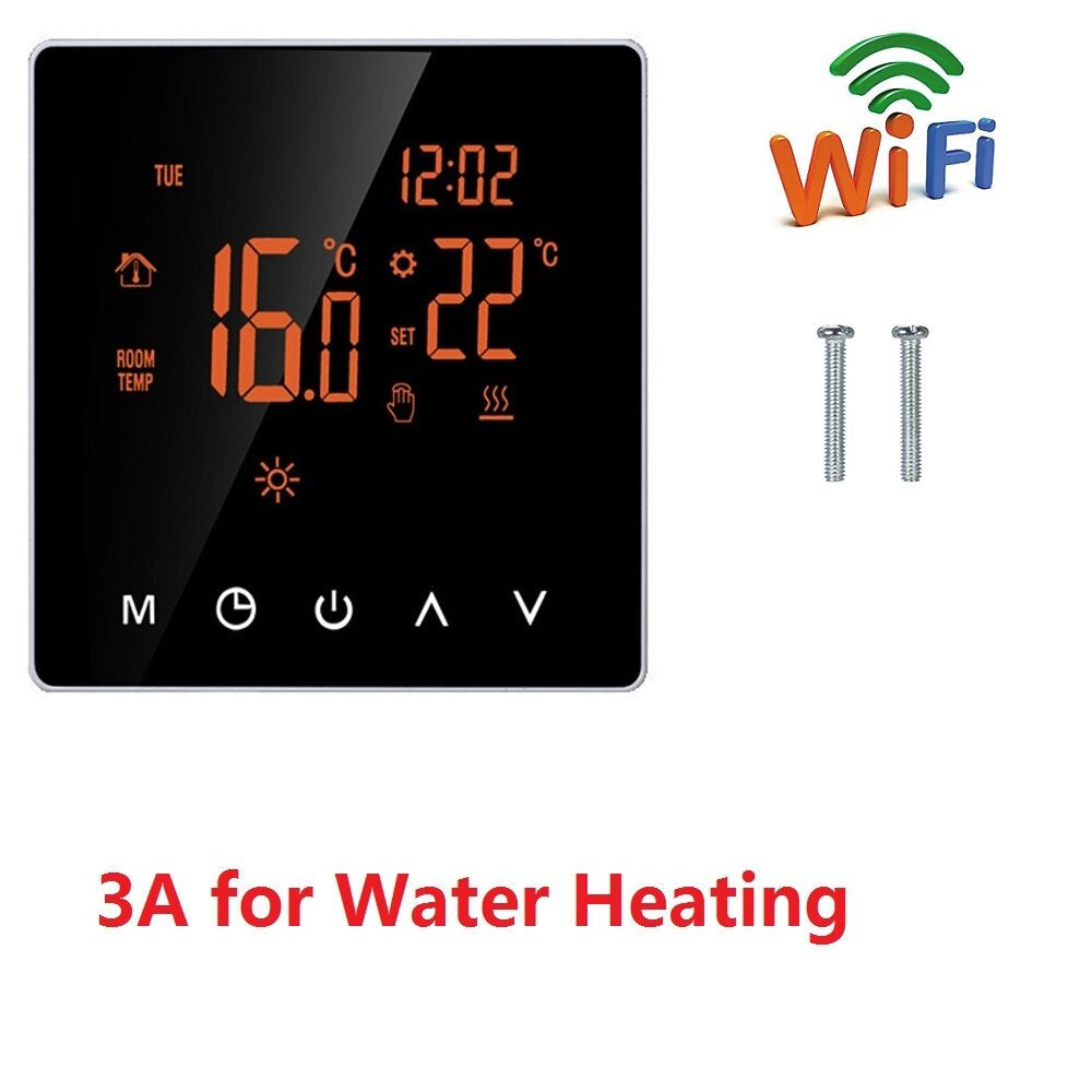 WiFi Smart Thermostat APP Control Temperature Controller For Electric Floor Heating Water/Gas Boiler Works With Alexa Google Home