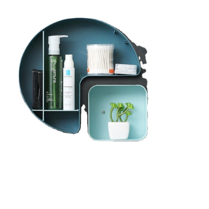 Geometric Wall Shelves Waterproof Rustproof Durable Bathroom Wall Shelves