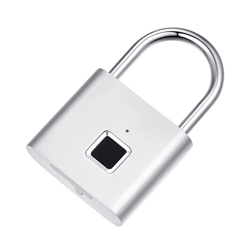 Fingerprint Smart Padlock Small Lock Head Fingerprint Cabinet Lock Anti-theft Lock