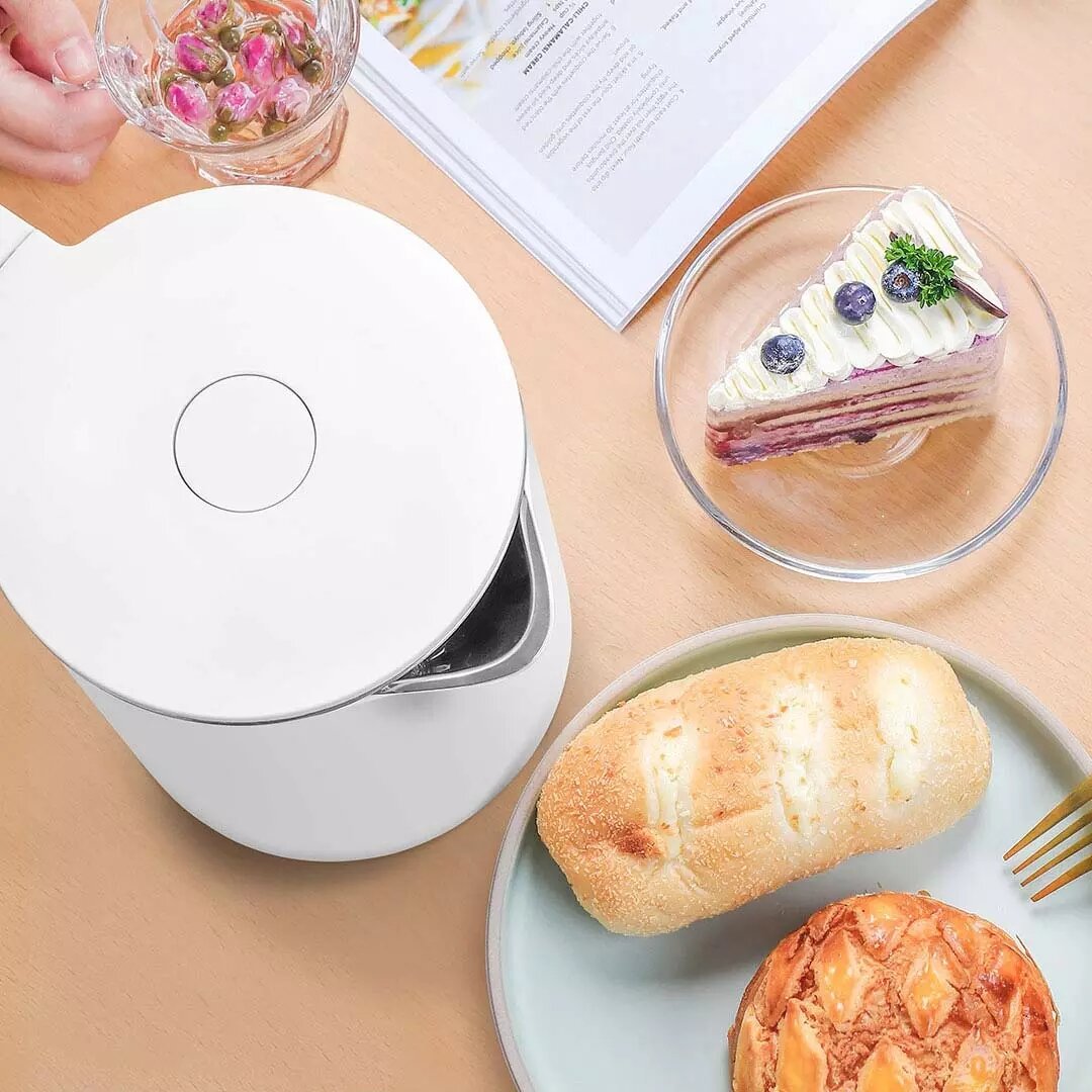 Electric Kettle One Key Keep Warm Double Anti-scalding 304 Stainless Steel 1500W