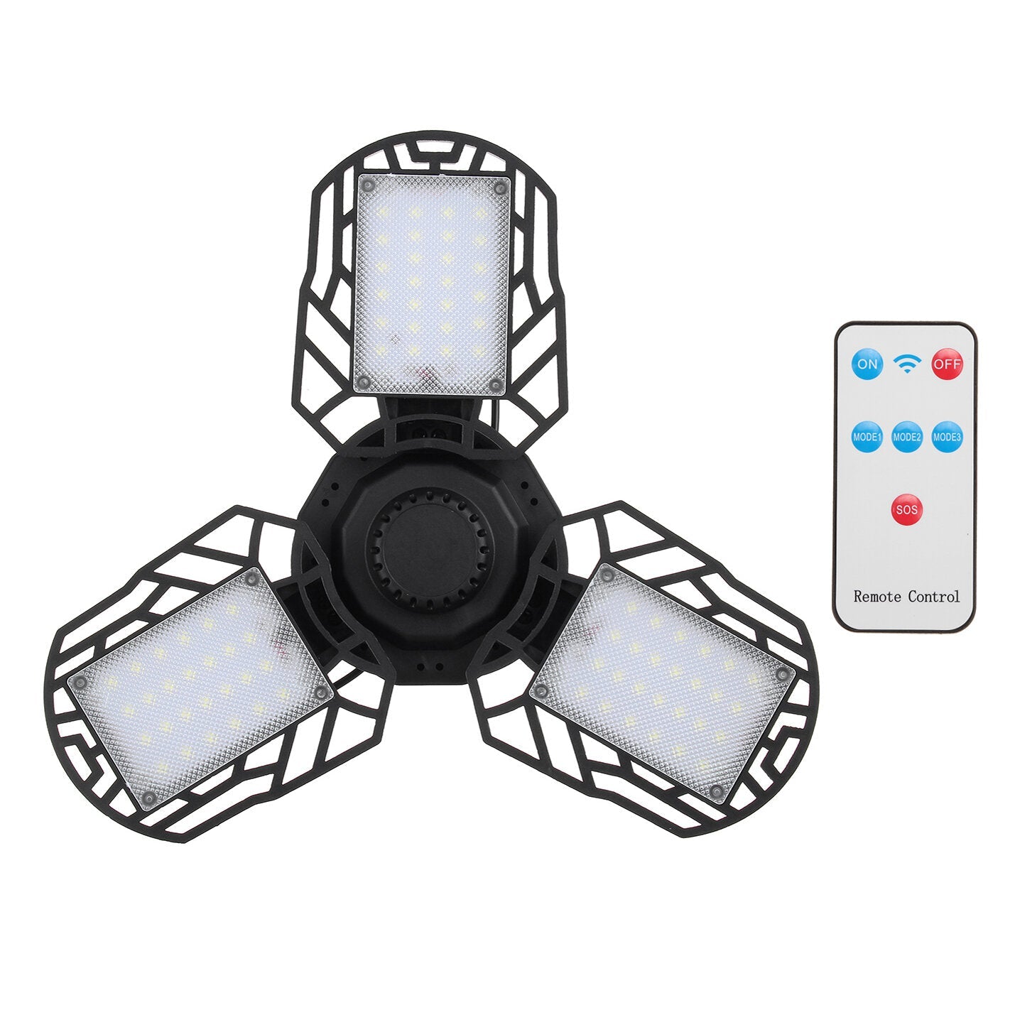 120W Remote Control Solar Camping Light 5-Modes USB Charging Waterproof LED Light Outdoor Foldable Emergency Lamp