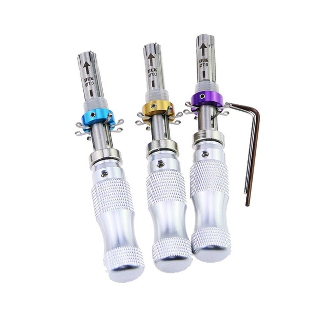 Adjustable Tubular Locksmith Safe Box Tools Lock lockpicking Practice Kit Door Opener Tool