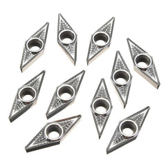 10pcs Carbide Inserts Lathe Tool for Aluminum