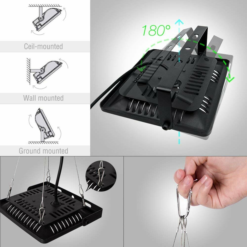 LED Grow Lights 450W Outdoor Grow Light, Full Spectrum Plants Light, Waterproof, Natural Heat Dissipation