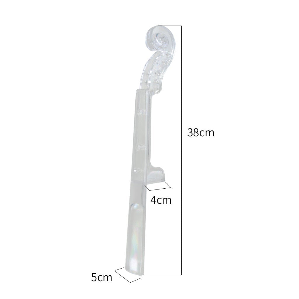 Etransparent Plastic Violin Neck for Violin DIY and Repairing
