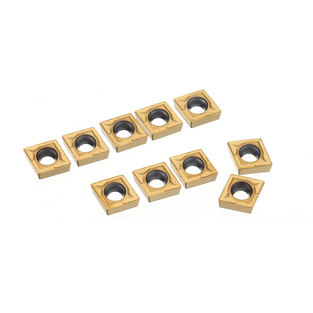 10mm Shank Lathe Turning Tool Holder Boring Bar with 10pcs CCMT060204 Carbide Inserts