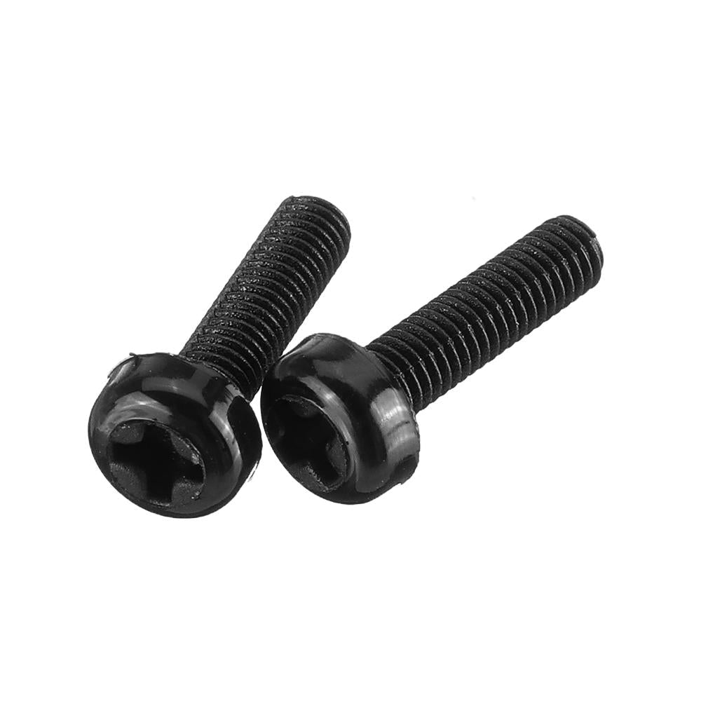 M3NP3 500Pcs M3 Nylon Screw Bolt Black Round Cross Screw Hex Nut Spacer Nylon PCB Assortment