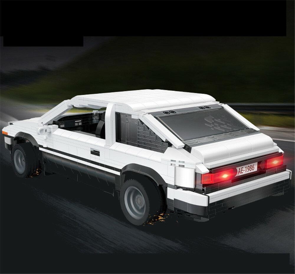 2.4G 1550PCS AE86 Drift RC Car App Control Building Block On-Road Vehicles