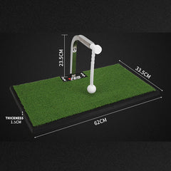 Professional Golf Swing Training Putting 360° Rotation Golf Practice Mat for Beginners
