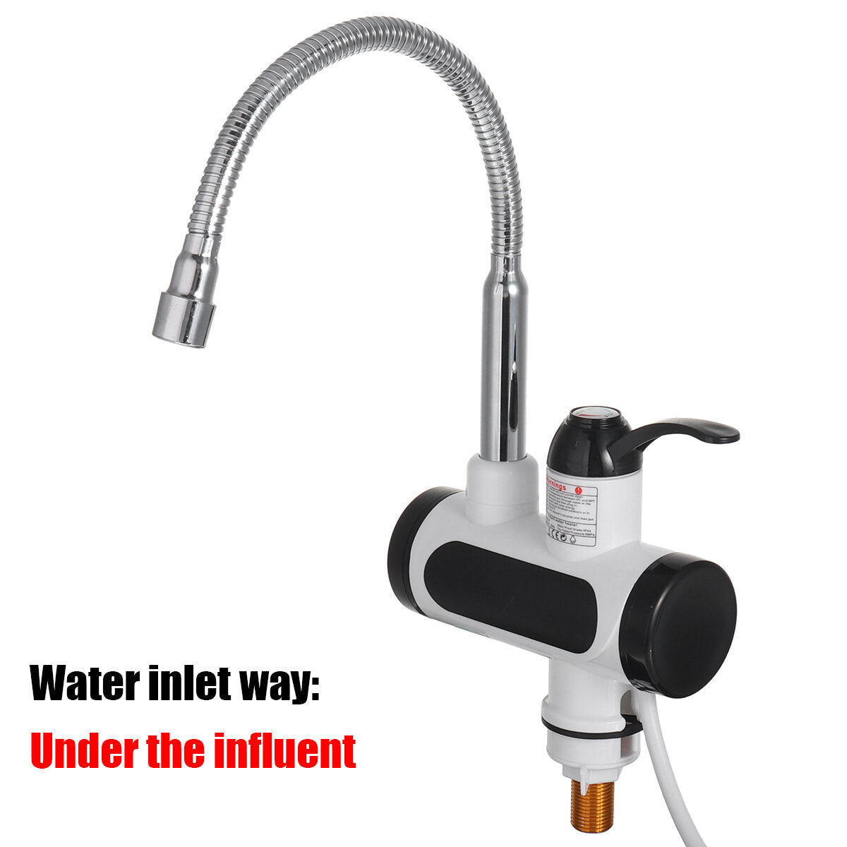 3000W Electric Faucet Tap Instant Hot Water Digital Heater Home Bathroom Kitchen