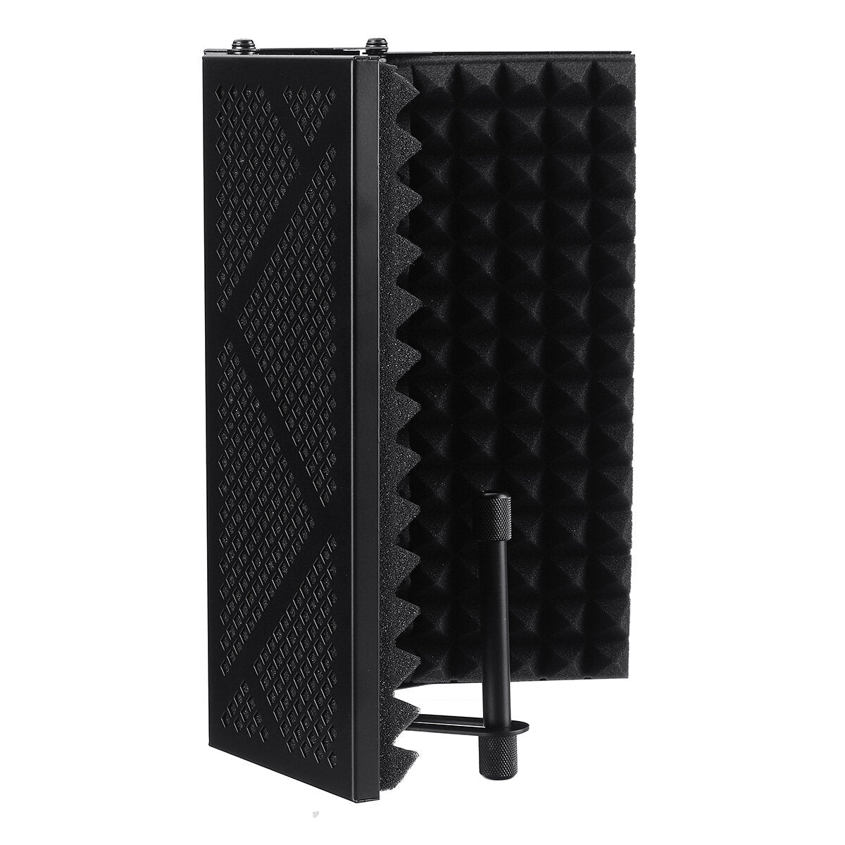 Foldable Microphone Acoustic Isolation Shield Foams Studio Three-door Noise Enclosure Panel Filter