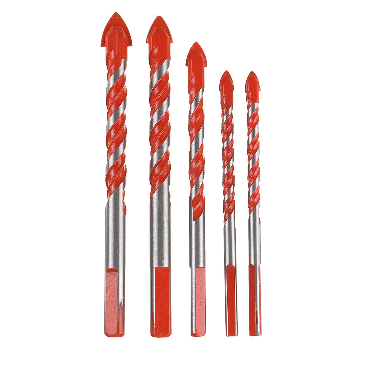 Multi-purpose Ceramic Wall Drill Bit Set Anti-skid Triangle Shank Hole Opener for Concrete Wood Iron Copper