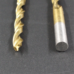 8Pcs 3-10mm Titanium Plating Brad Point Drill Bits Set Wood Twist Drill Bits