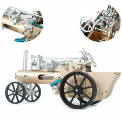 Steam Car Model Stirling Engine Full Metal Model Toy Collection Gift Decor