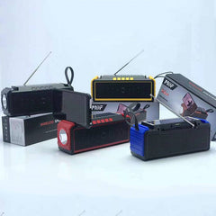 1200MAH Outdoor Camping Light Multifunction 580G Solar Charging Wireless Bluetooth Speaker Card Radio With Antenna