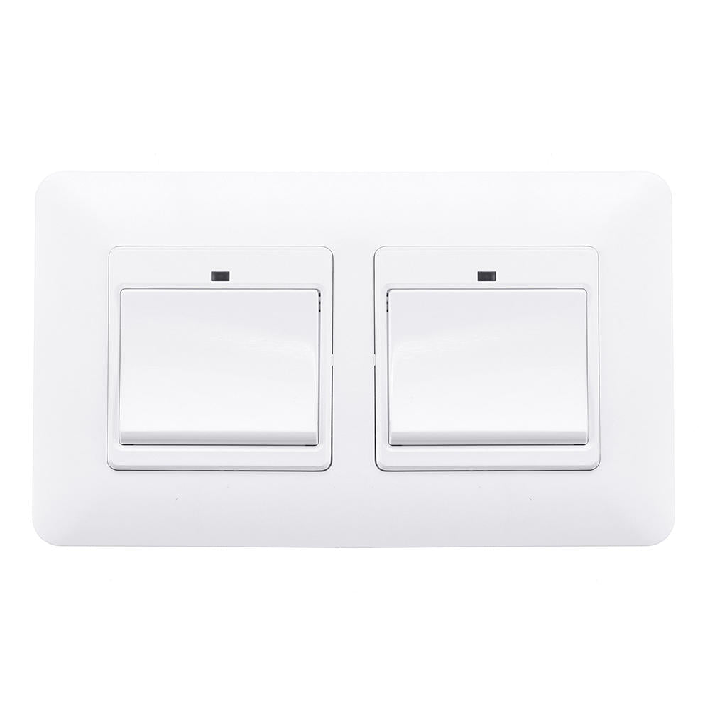 Dual 1 Gang WiFi Smart Push Button Switch Tuya Wireless Remote Control Work with Alexa Google Home