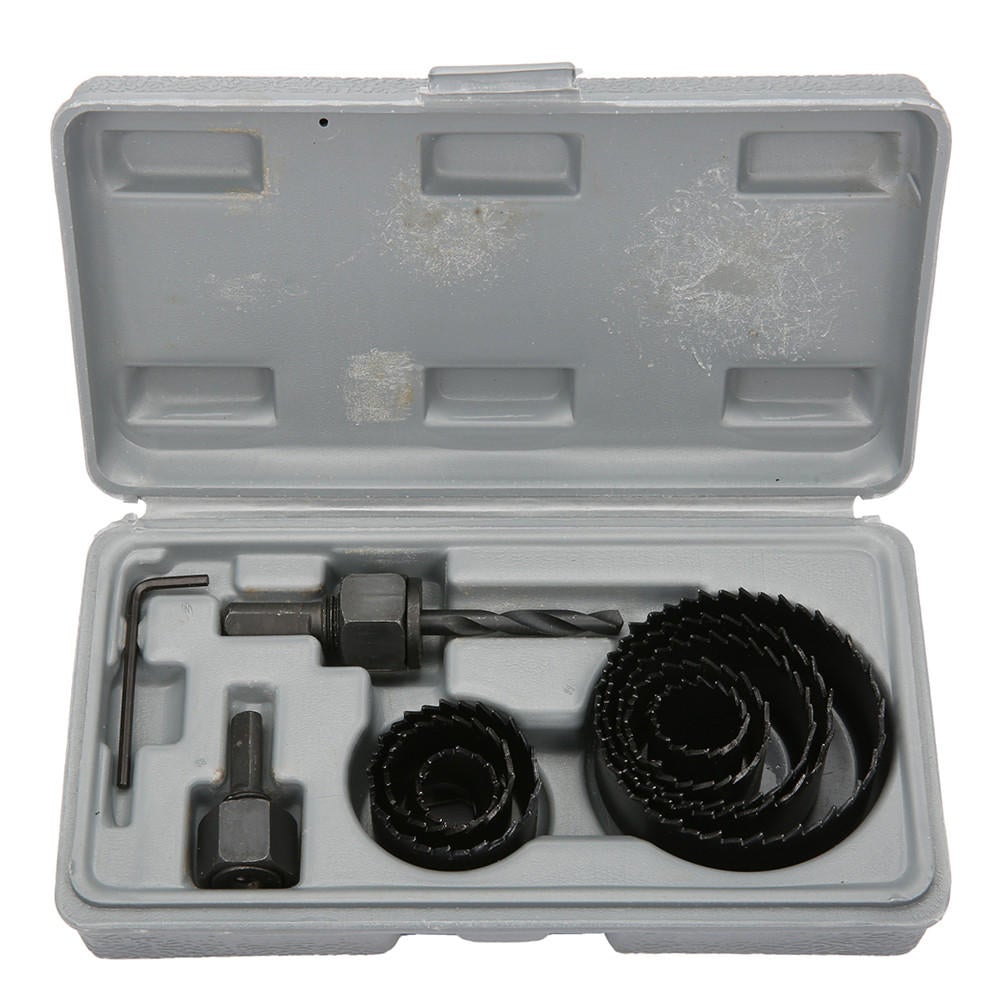 11pcs Forstner Drill Bit Set Hinge Hole Cutter For Woodworking Plasterboard High-Speed Steel