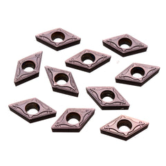 10pcs DCMT0702 EM YBC205 Carbide Insert Turning Tool Holder Inserts For Stainless Steel