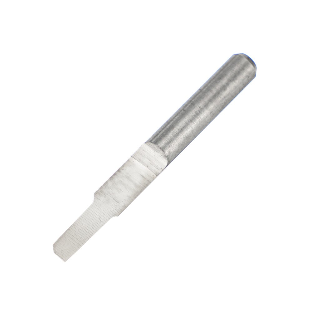 10Pcs 3.175mm Shank V-shape PCB Engraving Drill Bit Single Grooving Flat Bottom 0.8-3mm CNC Router Mill Carbide Milling Cutter Tool