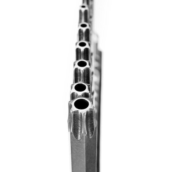 11pcs T6-T40 75mm Magnetic Torx Screwdriver Bits 1/4 Inch Hex Shank