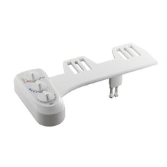 Smart Toilet Portable Bidet Attachment Seat Cover Sprayer Hot Cold Mixer Water Wash Cleaner Set for w/ Adjustable Pressure Switch Self Dual Nozzle