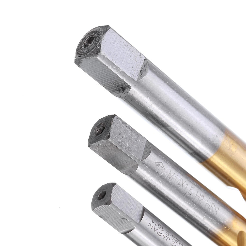 M12-20 HSS Titanium Coated Metric Spiral Fluted Machine Screw Hand Tap