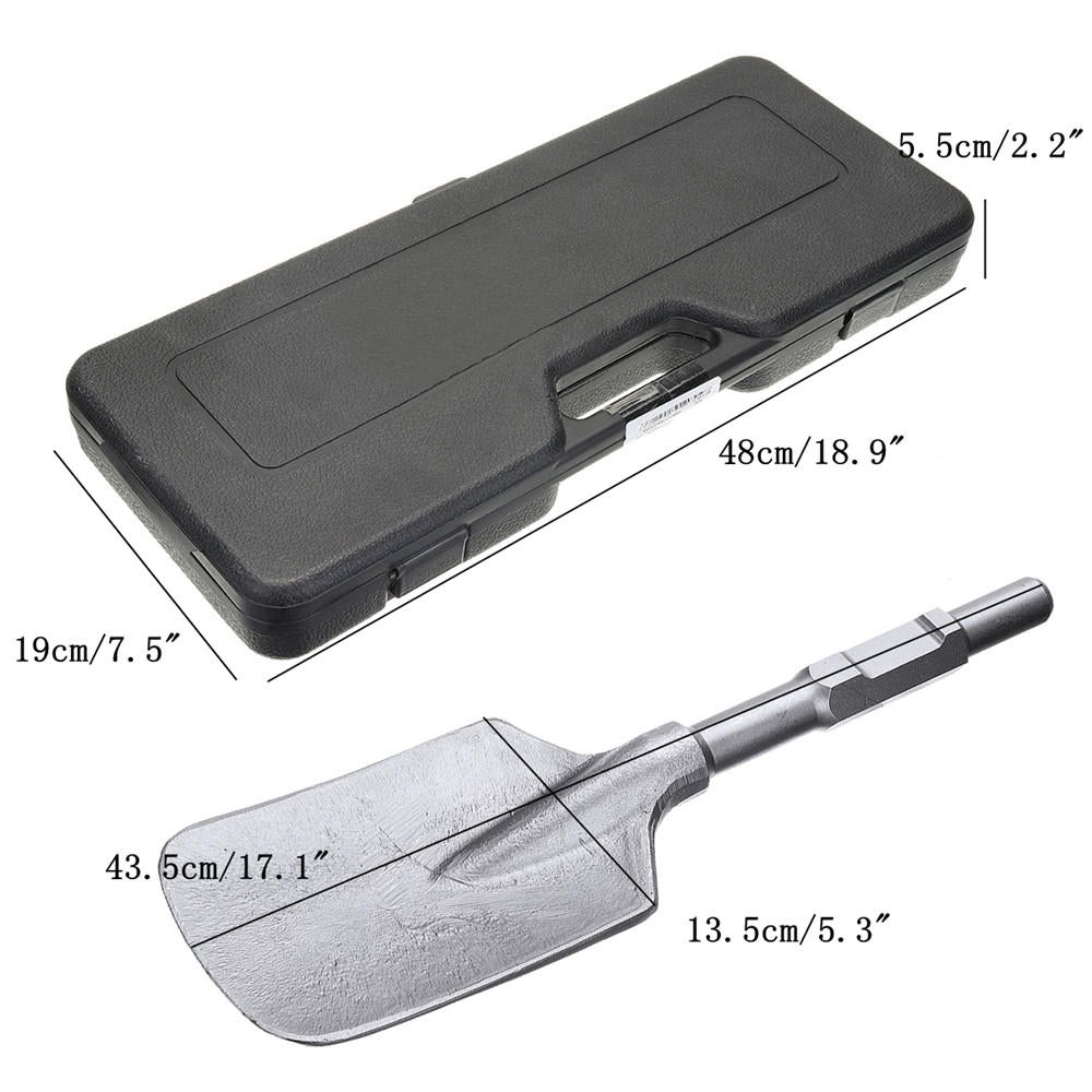 Breaker Clay Spade Cutter Chisel Extra Wide Square-Tipped Jack Hammer Drill