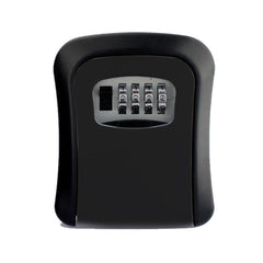 Aluminum Alloy Password Box Wall Mounted Key Lock Box 4 Digit Code Combination Key Storage Lock Box for Realtor Construction Room Escape
