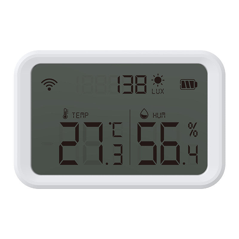 Intelligent Temperature and Humidity Illuminance Sensor Works with ZB Gateway Mobile Phone Remote Control